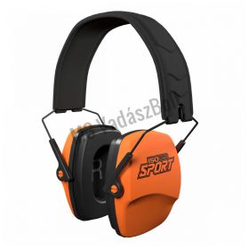   IsoTunes Defy Slim  Fülvédő-23dB. Narancs színű,Fekete Szövetboritású Pánt