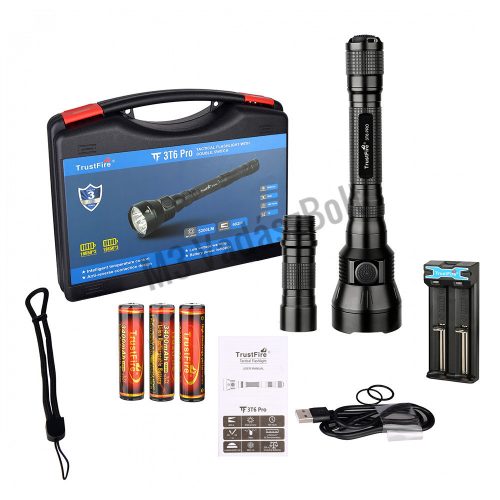 Trustfire 3T6 Pro LED lámpa akku szettel