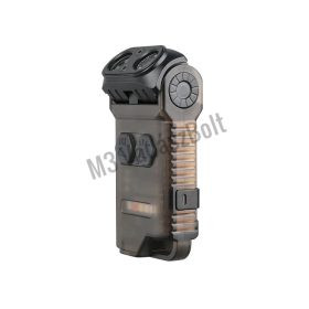   Trustfire MINI X5 fekete LED lámpa fehér, vörös és UV fénnyel