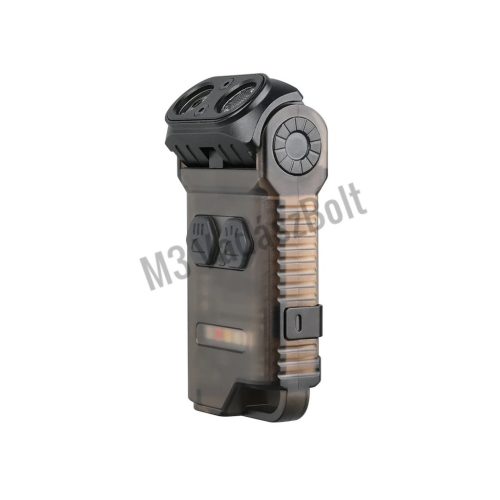 Trustfire MINI X5 fekete LED lámpa fehér, vörös és UV fénnyel
