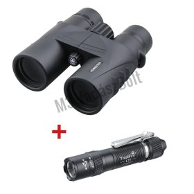   Vector Optics Forester 10x42 keresőtávcső + TrustFire L2S LED lámpa