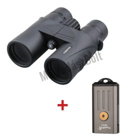   Vector Optics Forester 10x50 keresőtávcső + Trustfire MINIX szürke LED lámpa fehér és vörös fénnyel