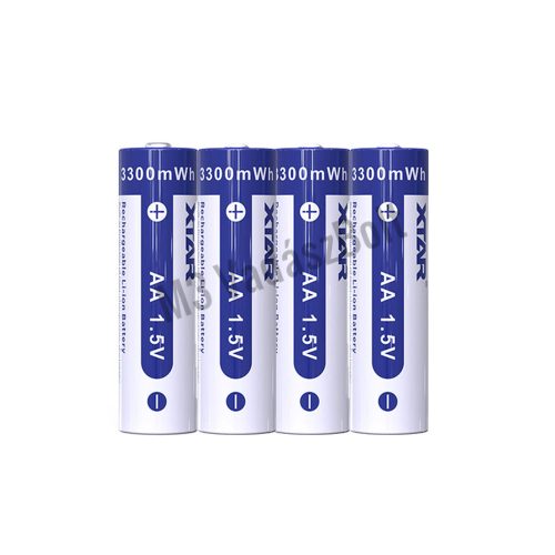XTAR AA 2000mAh 1.5V Li-ion akkumulátor (4 darab / csomag)