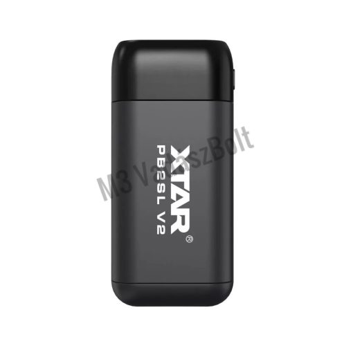 XTAR PB2SL V2 akkumulátor töltő, fekete