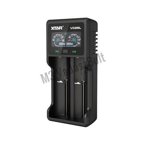 XTAR VC2SL két öblös univerzális akkumulátor töltő