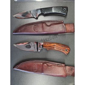 Kés, Puli vadászkés, bőr tokkal MINI