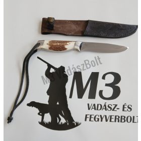 Kés, SZJ vadászkés, bőr tokkal