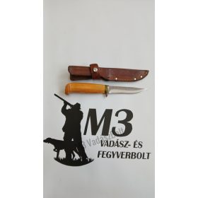Kés, J.Marttiini vadászkés, bőr tokkal