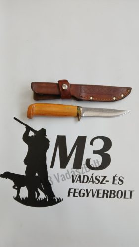Kés, J.Marttiini vadászkés, bőr tokkal