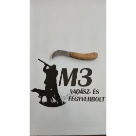   Kés, Antik régi kacorkés kerti erdészeti szőlészeti bicska kéziszerszám, használt