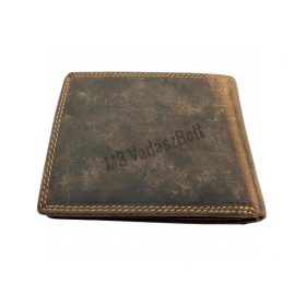 Bőr pénztárca vaddisznó motívummal