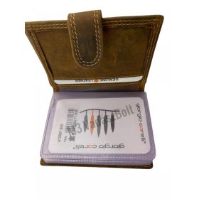 Bőr bankkártya tartó őz motívummal