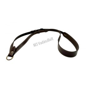 Bőr aggatéktartó, 40mm-es varrott szélekkel