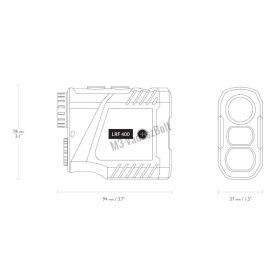 Hawke LRF400 6x25 400m távolságmérő