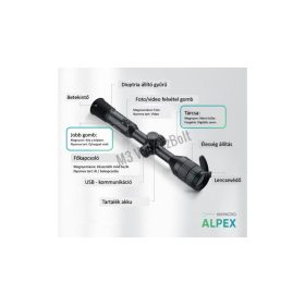   Hikmicro A50T-S Alpex éjjellátó céltávcső - infravető nélkül