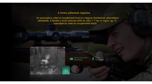 HIKMICRO STELLAR SH50L 3.0 Hőkamera Céltávcső beépített lézeres távolságmérővel