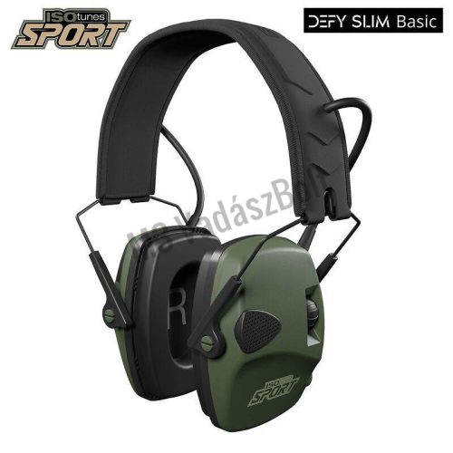 ISO TUNES SPORT DEFY SLIM BASIC GRÜN hallásvédő
